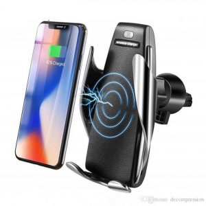 car wireless charger automatic sensor for iphone xs max xr x samsung s10 s9 intelligent infrared fast wirless charging car phone holder hot