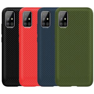 carbon fiber design tpu cell phone cases for samsung galaxy s20 plus a51 a01 a81 iphone 11 pro google pixel 4 mobile case