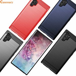 carbon fiber texture tpu case for samsung m30s a10s a20s a20e a30s a40s a50s a70 a80 a90 5g note 10 plus