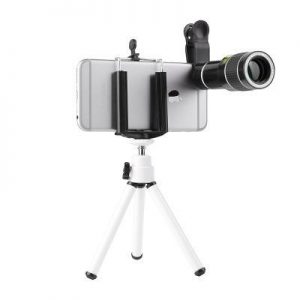 cell phone camera lens, 20x telep lens + zoom focus phone lens fisheye lens, phone camera lens + tripod