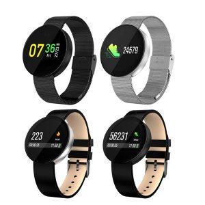 cf008 smart bracelet fitness band blood pressure heart rate monitor watch blood oxygen oled color screen smart band