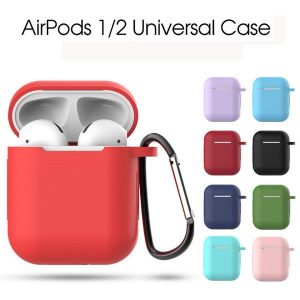 colorful airpods silicone case with dust plug for apple airpods earphones shockproof dustproof headset protector cover with retail package