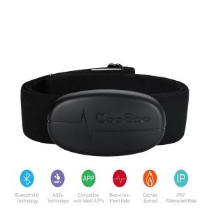 coospo h6 ant smart bluetooth v4.0 wireless heart rate monitor sensor chest strap fitness cycling ant+hr sensor for mobile phone