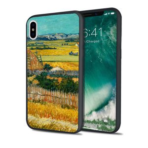 coque van gogh wheat field case for iphone 11 pro xs max xr 8 7 6s plus 5s se 5 case soft silicone cover.