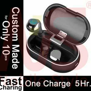 custom made #72 hours with charging case# mini wireless tws bluetooth earbuds earphone 6pcs ear fits pk h1 chip air 2 ap2 ap3 i200 i500 pods