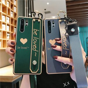 cute luxury phone cover for hua wei mate 20 pro p20 p20pro p30 p30pro mate30 20x case kickstand leather lanyard designer case