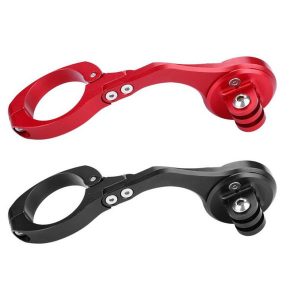 cycling handlebar accessories bike handlebar computer mount bracket speedometer support mount bike odometer clock extended