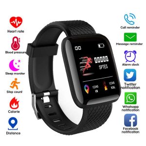 d13 smart watch wristband sports fitness blood pressure heart rate call message reminder pedometer 116 plus smart watch