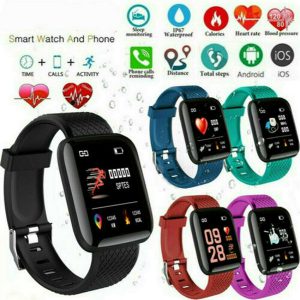 d13 smart watches 116 plus 2020 selling heart rate watch smart wristband sports watches kit blood pressure smart band waterproof