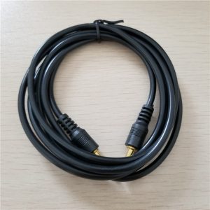 dc 3.5mm to 2.5mm adapter car audio aux connection data extension power cable black super flexible 1.5m