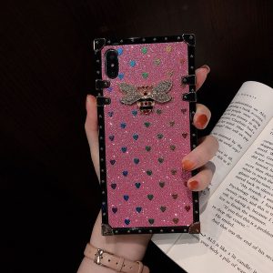 designer phone case for samsung note10 note10p s10 s10p note9 note8 s9 s9p luxury bee case for iphone xs max xr x/xs 7p/8p 7/8 back cover