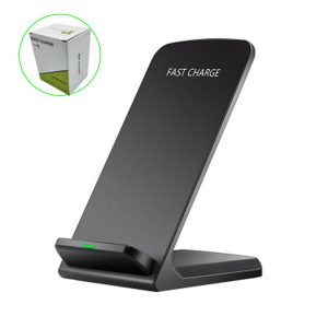 desk2 coils fast qi wireless vertical & horizontal charger stand pad for iphone x 8plus samsung note 8 s8 s7 all qi-enabled smartphone