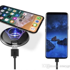 deskembedded wireless charger 5v 2a usb output charger for samsung s9 s8 iphone x cell phone desk qi charging pad fast charger