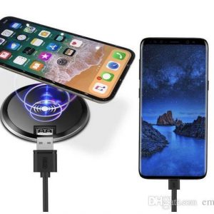 deskembedded wireless charger 5v 2a usb output charger for samsung s9 s8 iphone x cell phone desk qi charging pad fast charger