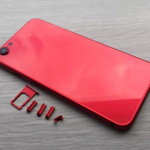 dhl for iphone 6 6s 7 plus red color back housing to iphone 8+ style metal glass rear cover like 8