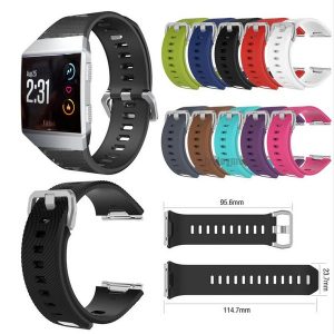 diagonal band for fitbit ionic sports tpu silicone replacement wrist strap for fitbit ionic watchband wristbands