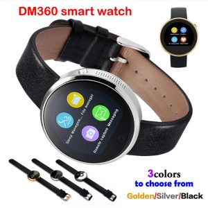 dm360 smart watch 2016 new bluetooth smartwatches for ios and andriod mobile phone with heart rate monitor bluetooth wristwatch 5pcs/lot