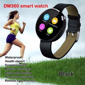 dm360 smartwatch digital bluetooth smart watch 2016 wristwatch wearable devices for iphone samsung android phone heartrate monitor pedometer