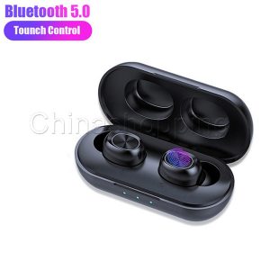 double ear bluetooth wireless earphone tws twins wireless earbud with charger dock v5.0 stereo headphone for smart phone