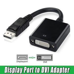 dp to dvi adapter displayport display port to dvi cable adapter converter male to female 1080p for monitor projector displays