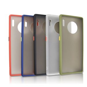 dual color matte case for huawei mate 30 pro/p30 pro/mate 20 pro cases frosted cover covers tpu+pc hoesje etui tok kryt