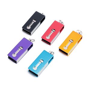 dual-use phone and computer swivel 8gb 16gb 32gb usb 2.0 metal stick flash drive pendrive thumb memory u disk retail blister package