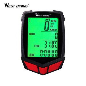 durable and practical west biking bike speedometer bicycle computer waterproof wireless odometer optional color