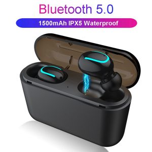 earphones wireless bluetooth 5.0 q32 tws handsheadphones sports earbuds gaming headset compatible with universal phones