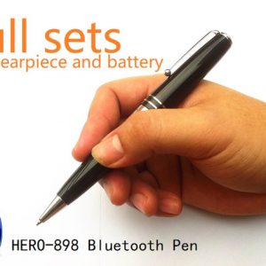 edimaeg bluetooth pen with wireless earpiece 50-60cm long transmitting distance can listen during writing, 1# only pen, 2# full