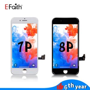 efaith black and white lcd for iphone 7 plus / 8 plus lcd screen display touch screen digitizer panel assembly & ing