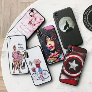 ell fashion lady case for iphone 11 pro max 5 6 7 8 plus x tpu cases hard shell back cover multi styles