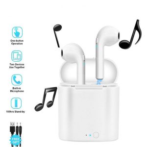 elling i7s tws mini wireless bluetooth earphone stereo earbud headset headphones mic for iphone xiaomi all smart phone i10 i12 5pcs/lot