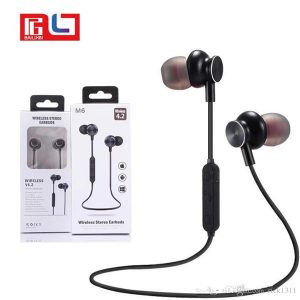 eub m6 bluetooth headphones v4.2 wireless earphone noise cancelling with mic for calling iphone x s8 dhl shipping