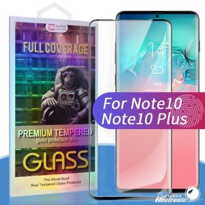 evip for samsung galaxy note 10 tempered glass case friendly fingerprint unclock 3d curve edge screen protector for s10 s9 s8 plus