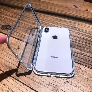 evip luxury built-in magnetic clear case for iphone 6 7 iphone 8 plus x 10 11 pro xr xs max 6plus 6splus 7plus 8plus cover