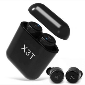 evip x3t bluetooth headphones wireless earbuds twins csr4.2 earphones stereo with magnetic touch charger box for iphone x samsung