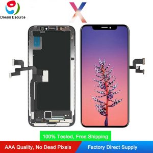 excellent qaulity flexible/soft oled screen display for iphone x perfect touch complete assembly & dhl shipping