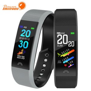 f6 smart bracelet heart rate monitor waterproof fitness tracker bluetooth watch band for android women men wristband