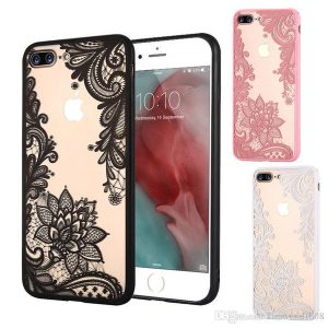 factory price lace floral paisley retro flower mandala henna clear case for iphone 6 6s 7 6s 7 plus 5 se 5s phone cover for iphone x case