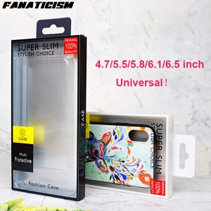 fanaticism pvc blister retail packaging box for iphone xr xs max 6s 7 8 samsung s10e s10 s9 s8 plus cover retail package