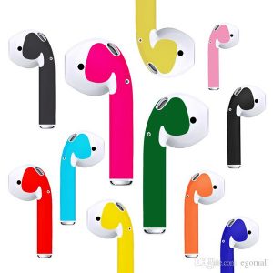 fashion dust guard earbuds decals ultra thin fine skin sticker for airpods air pods earphone sticker earphone accessories