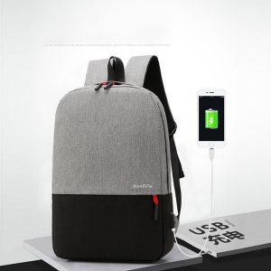 fashion new usb charging backpacks with headphone jack business lapmen backpack travel school college bag