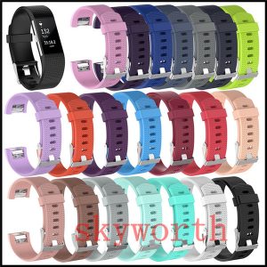 fitbit charge 2 wrist wearables silicone straps band for fitbit charge watch classic replacement silicone bracelet straps band (no tracker)