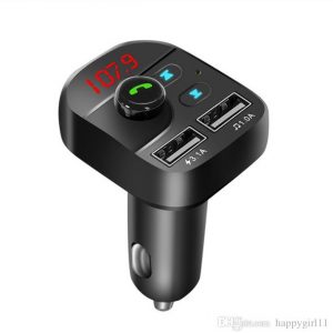 fm transmitter aux modulator wireless bluetooth handsuniversal car kit car audio mp3 player with 3.1a quick charge dual usb car charger