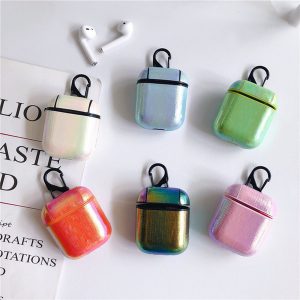 for airpods 1 2 colors pc case cute transparent cover for airpods earphone thin case protector for airpods charging box