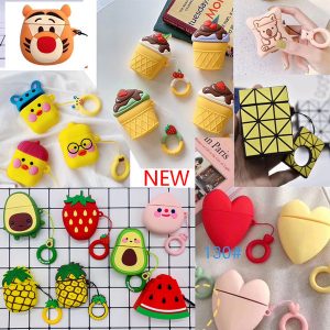 for airpods case silicone cute 3d game earphone case for airpods 2 headphone case for apple air pods cover earpods ring strap car