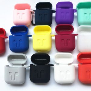 for airpods cases silicone soft ultra thin protector cover earpod case anti-drop with hook retail box