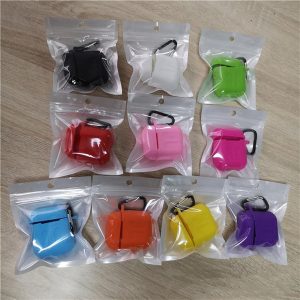 for apple airpods cases silicone soft ultra thin protector airpod cover earpod case anti-drop with hook retail box