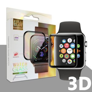 for apple watch 3d curved full glue tempered glass screen protector 42mm 38mm 40mm 44mm anti-scratch bubble-for iwatch series 1/ 2/ 3/4