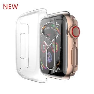 for apple watch series 4 pc hard case clear full cover protective shell for iwatch 1/2/3